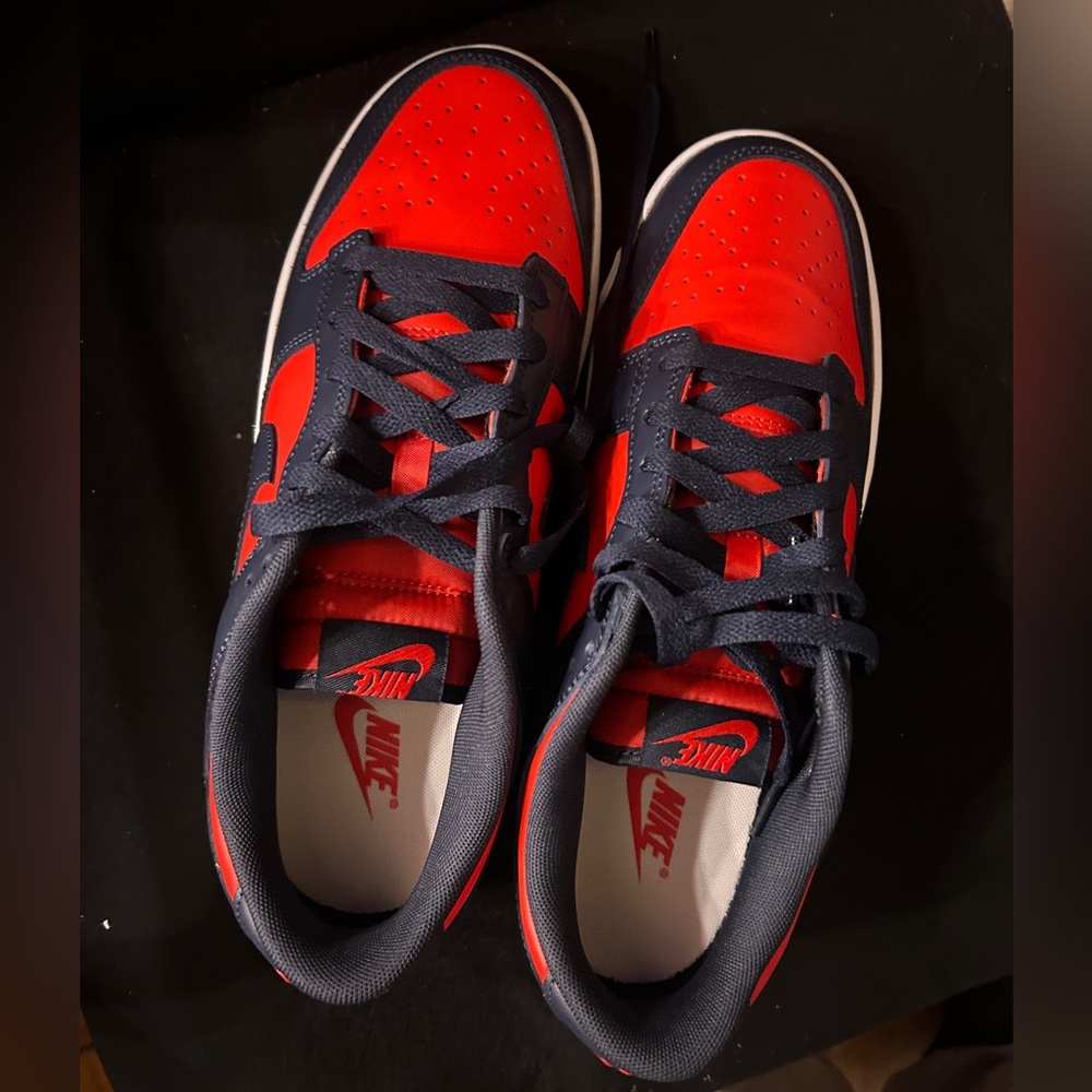 Red+ Navy Blue Nike Dunks